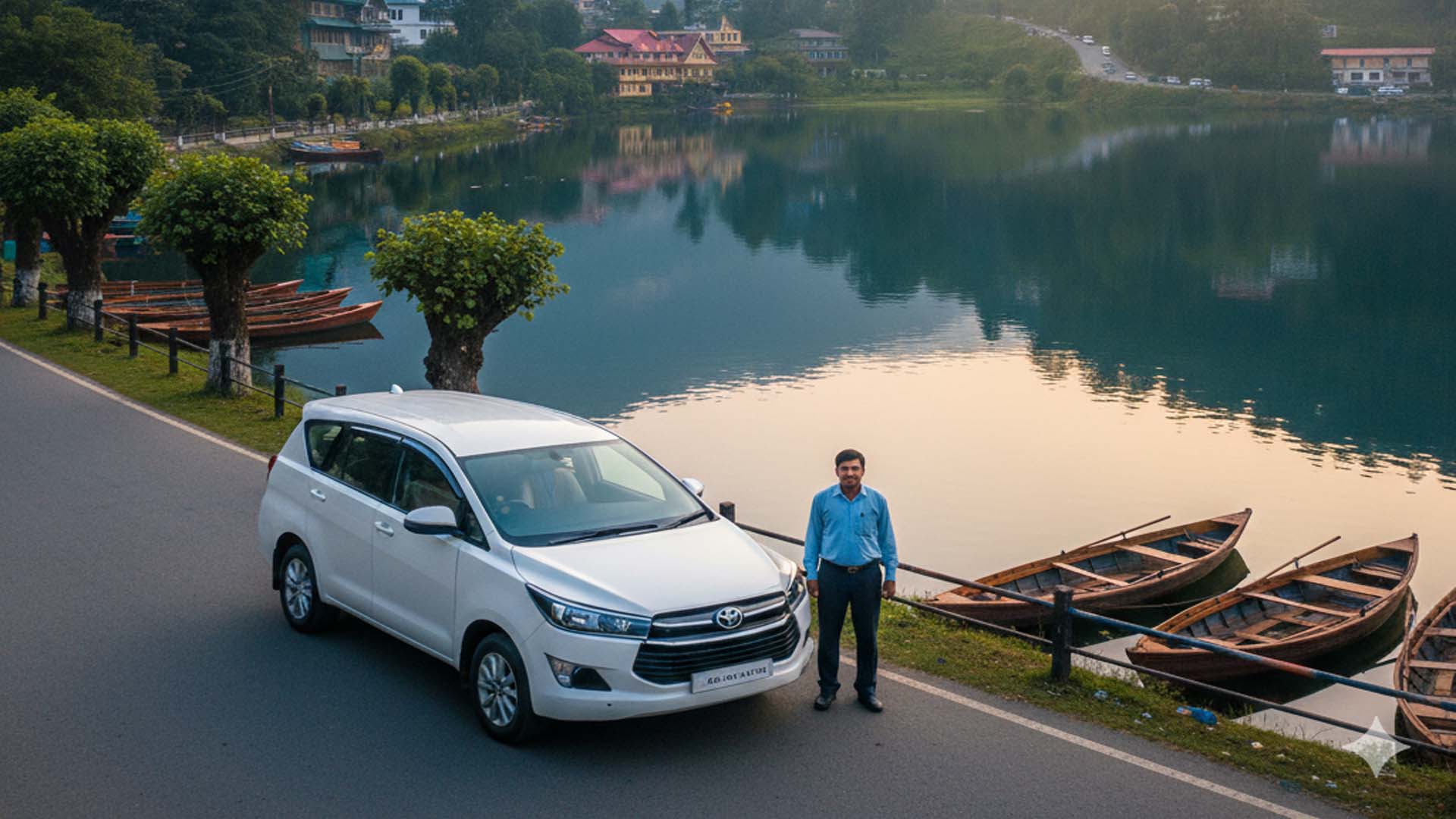 Image of a lake in Nainital